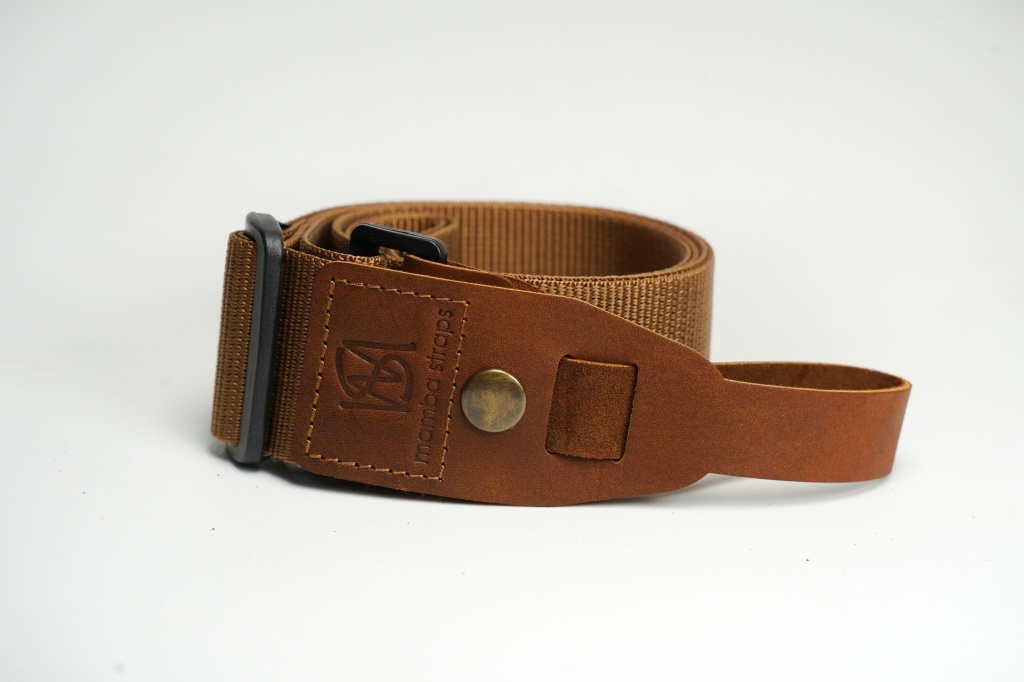 MB5072-061 Ремень для гитары, нейлоновый, бежево-коричневый, Mamba straps