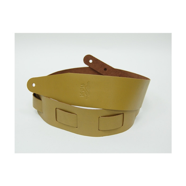 FL50024L Leather Ремень для гитары, кожаный, светло-оливковый, Fidel