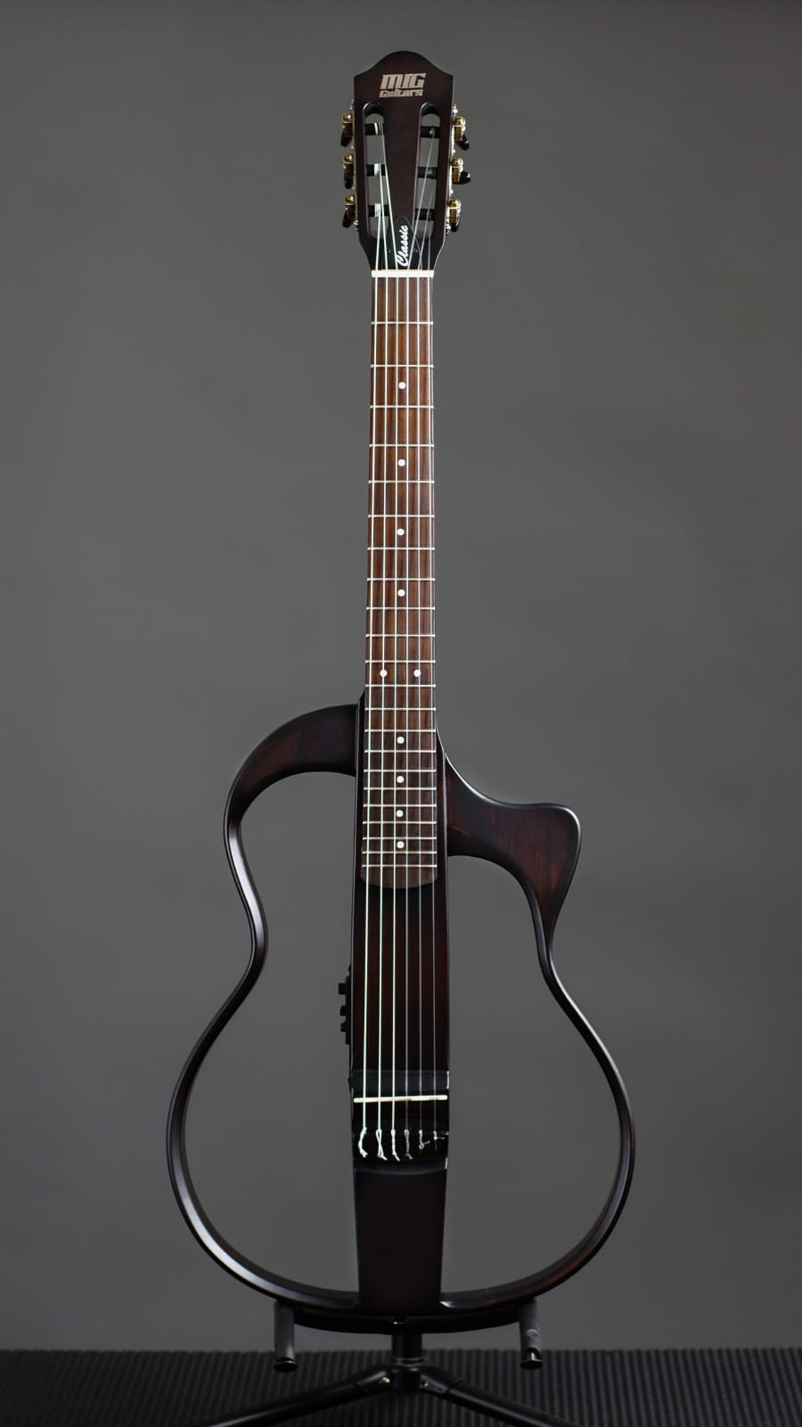 SG5-AD24 SG5 Сайлент-гитара, темный орех, MIG Guitars
