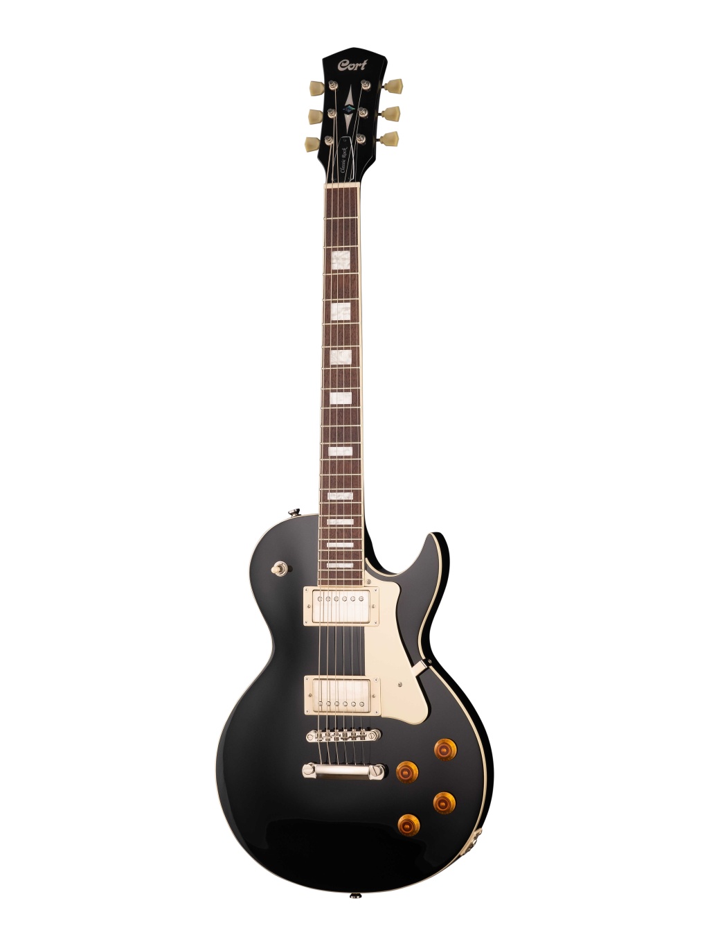 CR200-WBAG-BK Classic Rock Электрогитара, черная, с чехлом, Cort