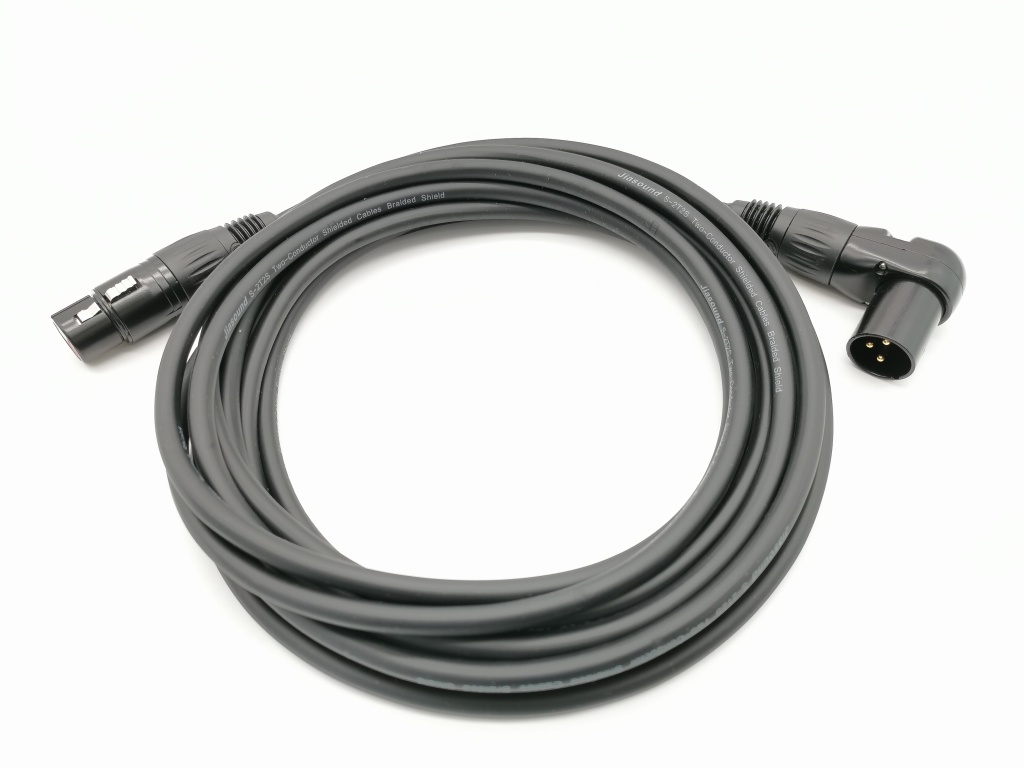 E62-XLR-MR-F-0300-0 Кабель микрофонный XLR-M-F, прямой/угловой, 3м, ZZcable