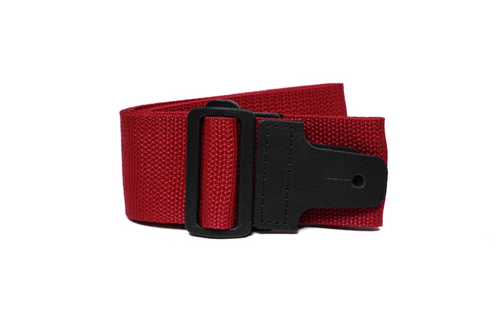 MB5011-014 Ремень для гитары, нейлоновый, темно-красный, Mamba straps
