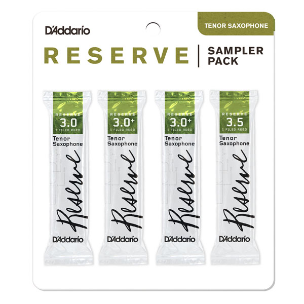 DRS-K30 Reserve Набор тростей для саксофона тенор, размер 3.0-3.5, 4шт, Rico