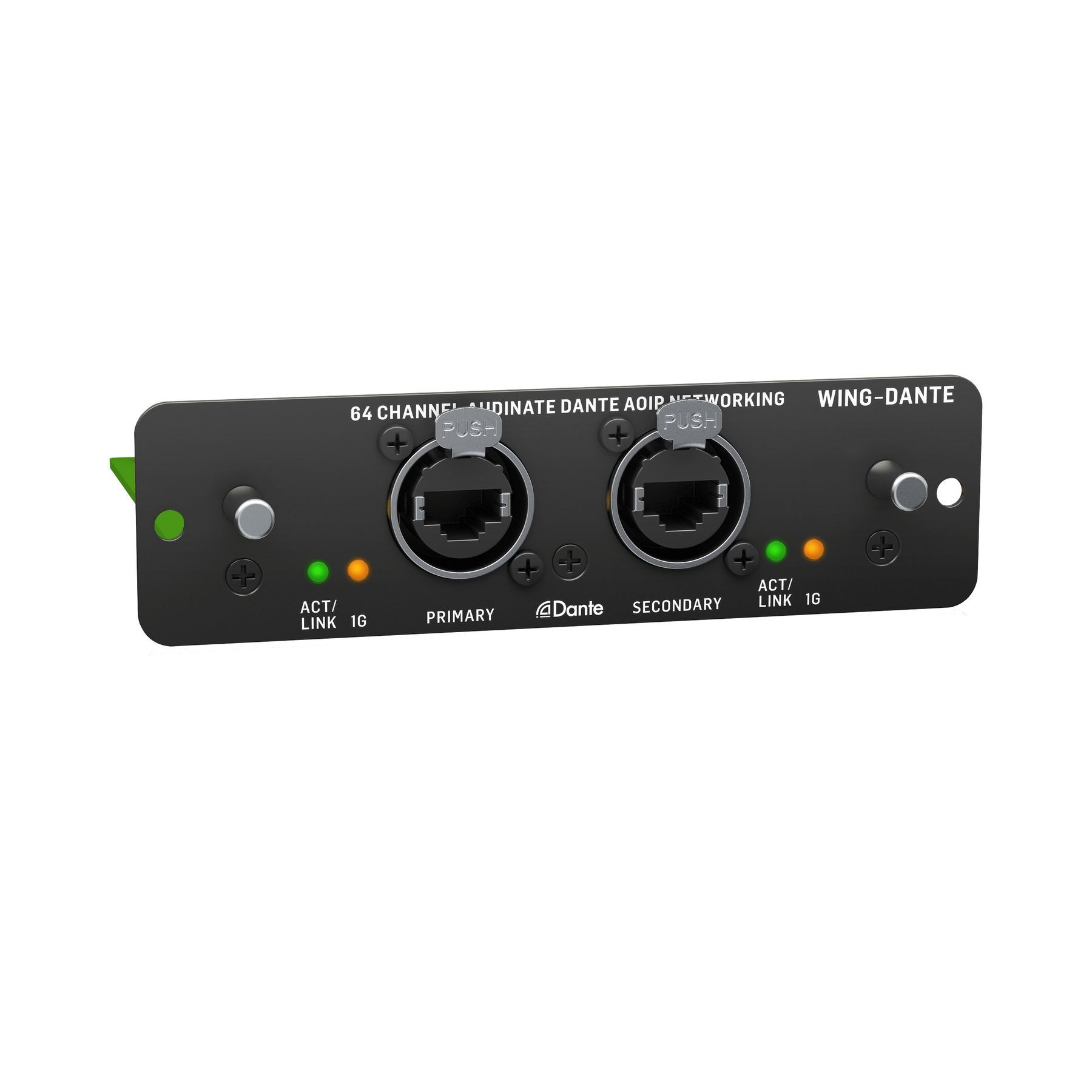 BEHRINGER WING-DANTE - карта DANTE для цифрового микшерного пульта Behringer WING, 64х64 аудиоканала