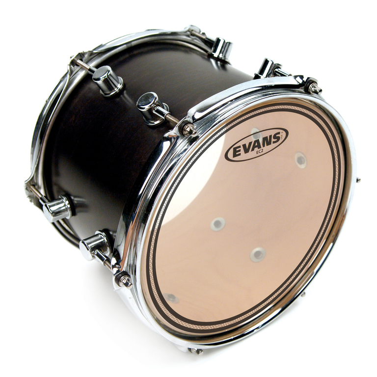 TT12ECR EC Resonant Пластик для малого, тимбалес и том барабанов, 12", резонансный, Evans
