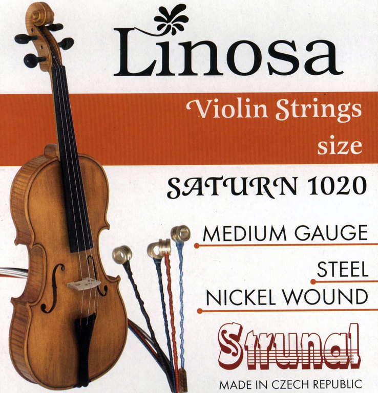 1020-4/4 Saturn Linosa Комплект струн для скрипки Strunal