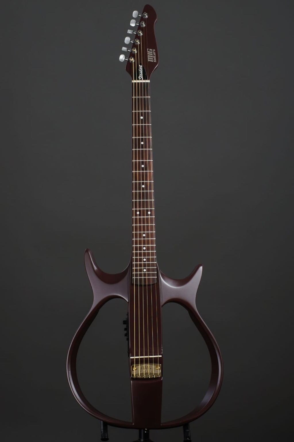 SG3CH23 SG3 Сайлент-гитара, темно-коричневая, MIG Guitars