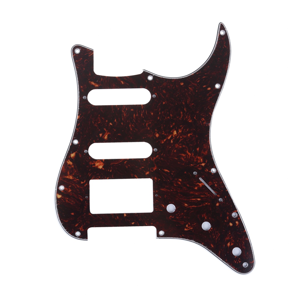 MX1382DT Пикгард для гитары Fender Stratocaster HSS, 4 слоя, черепаший панцирь, Musiclily