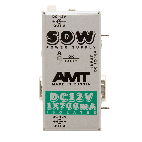 PSDC12 SOW PS-2 Модуль питания DC-12V 1x700mA, AMT Electronics