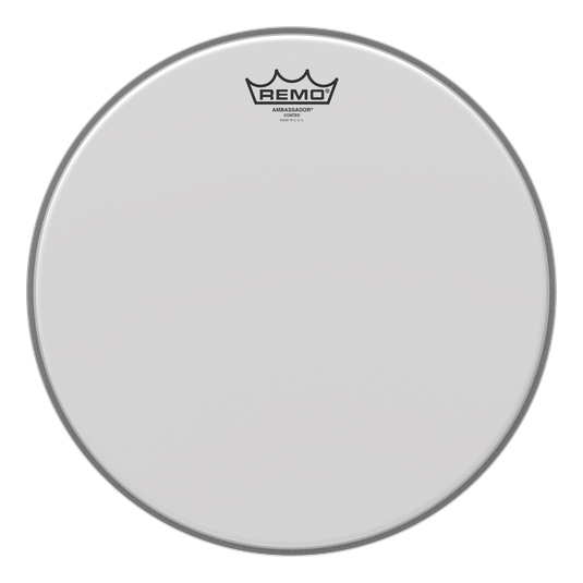 BA-0112-00 Ambassador Coated Пластик для малого и том барабана 12", Remo