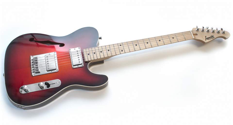 TT-Semi-redburst Электрогитара, красный санберст, Inspector