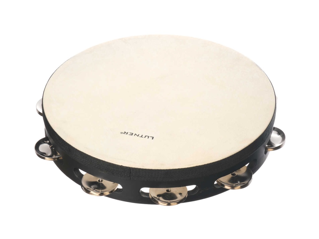 THD10BK Тамбурин 10" с кожей, черный, Fleet