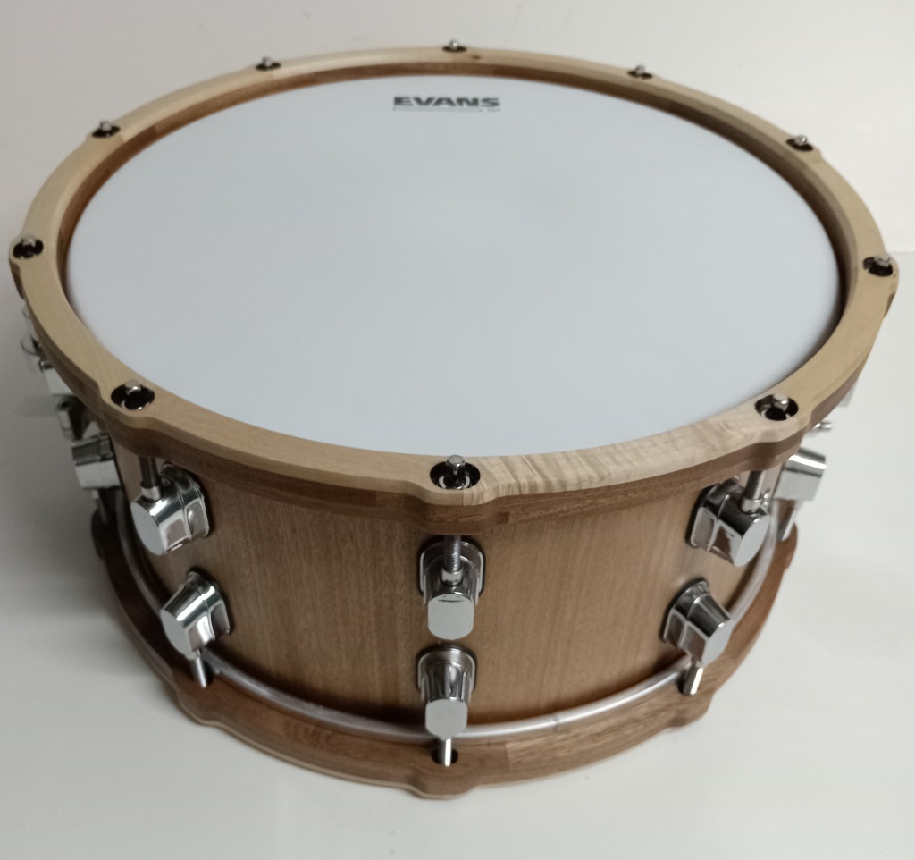 MBsp-d-1465-10 Малый барабан, сапеле 14х6,5", цвет натуральный, Мастерская Бехтеревых