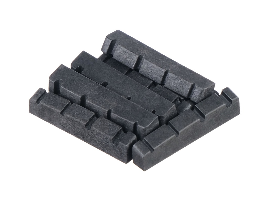 NT-040-BK Верхний порожек для гитары, черный, 10 шт, Paxphil