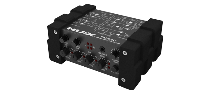 PMX-2U USB I/O Line Mixer Микшер с интерфейсом USB, Nux Cherub