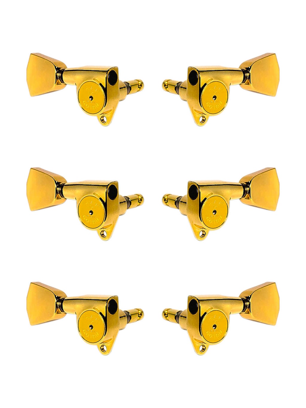SG301-HAPM-04-GG-L3+R3 Колки для гитары 3+3, локовые, золото, Gotoh