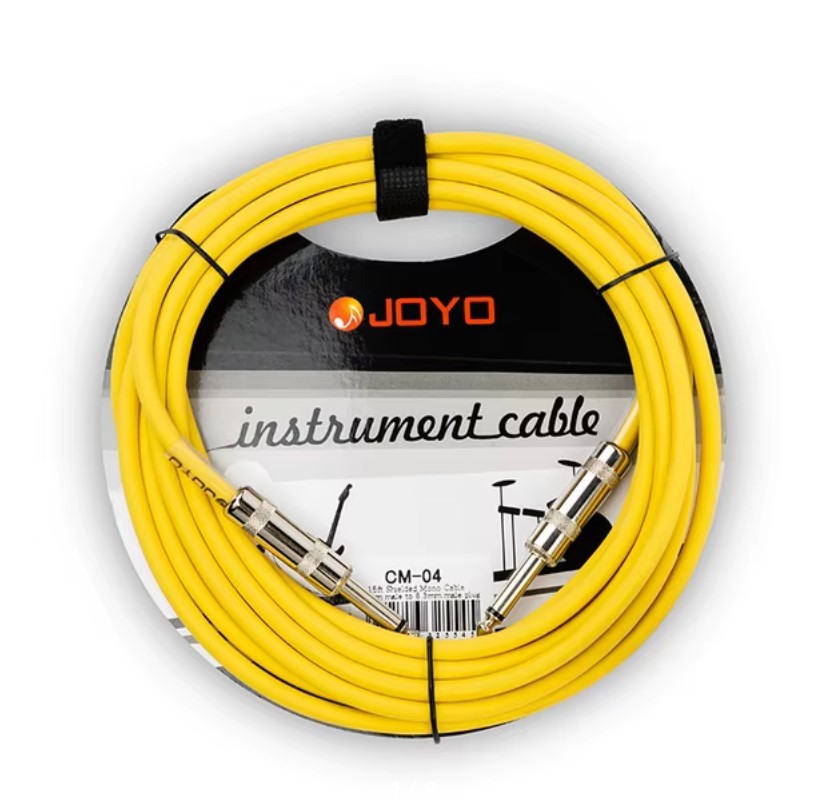 CM-04-YL Кабель инструментальный, желтый, 4.5м, Joyo