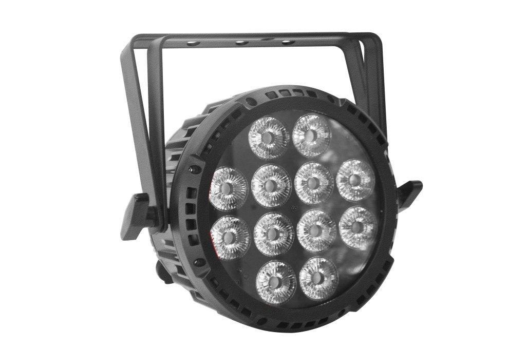 BAT-12A Светодиодный прожектор, аккумуляторный, беспроводной WI-FI, IP65, RGBWAUV, 12х12Вт, LFocus