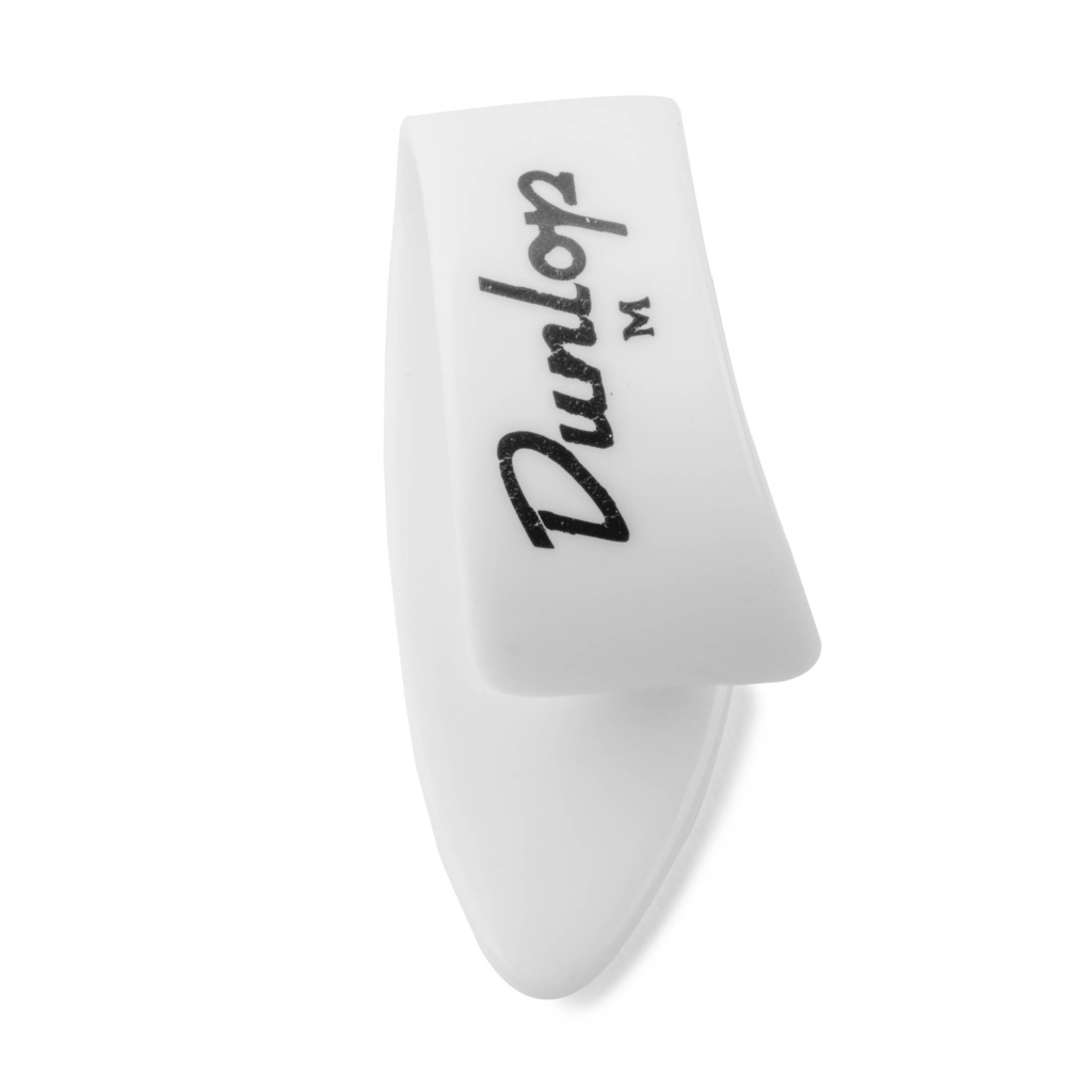 9002P Медиаторы на большой палец 4шт, средние, белые, Dunlop