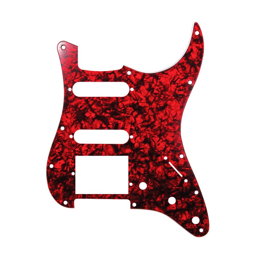 DPP-ST-RDP-HSS Защитная накладка электрогитары Stratocaster, HSS, красная, D'Andrea