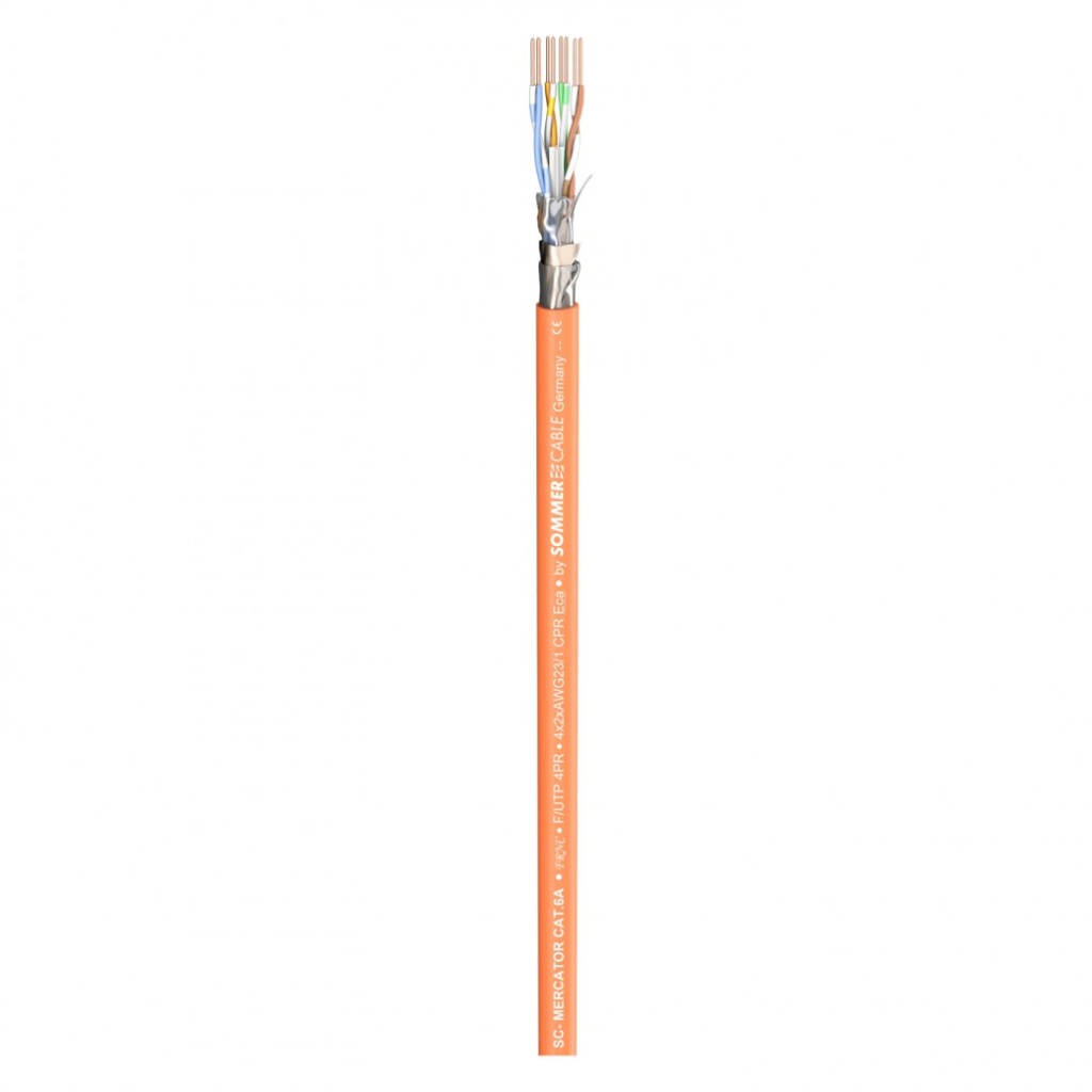 580-0465FC SC-Mercator Cat.6a FRNC Кабель цифровой, витая пара, 100м, Sommer Cable