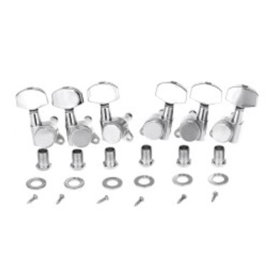 MX1630CR-3MX1631CR-3 Колки для гитары, 3+3, локовые, хром, Musiclily