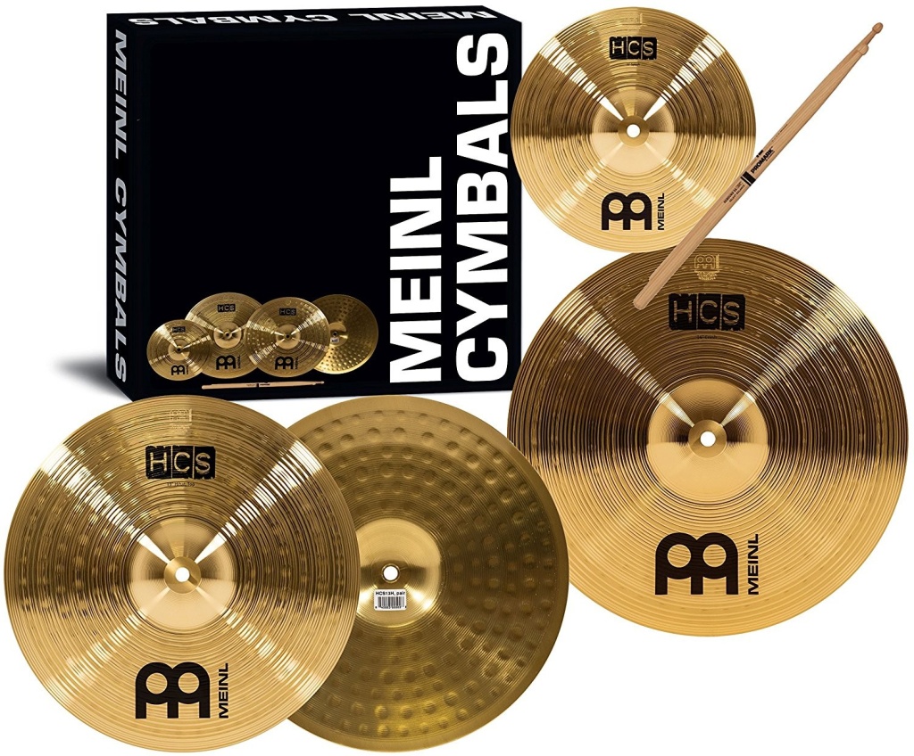 HCS1314+10S HCS Beginners Cymbal Set Комплект тарелок 13, 14"+10" и палочки, Meinl