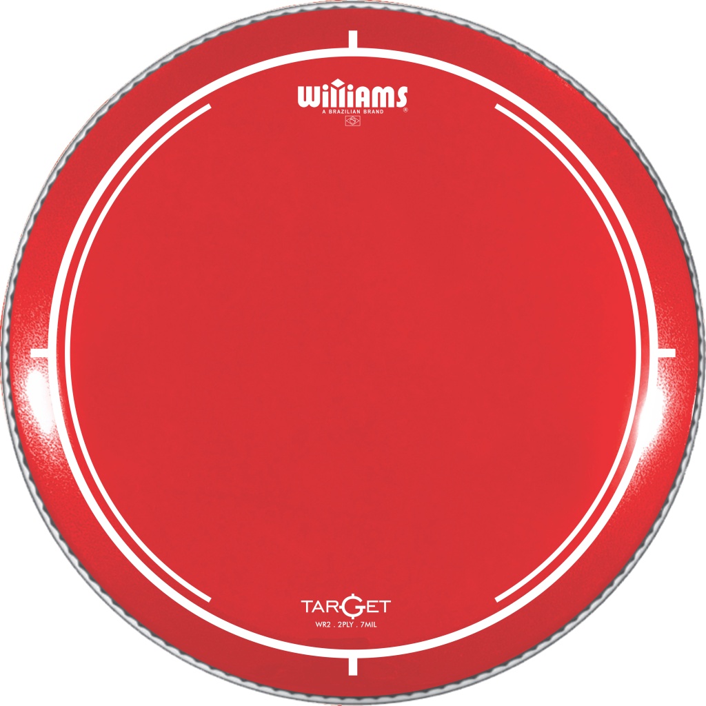 WR2-7MIL-08 Target Series Red Пластик для том-барабана 8", красный, Williams
