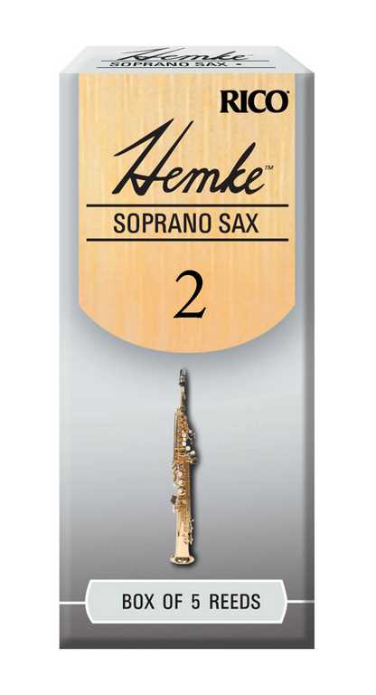 RHKP5SSX200 Hemke Трости для саксофона сопрано, размер 2.0, 5шт, Rico