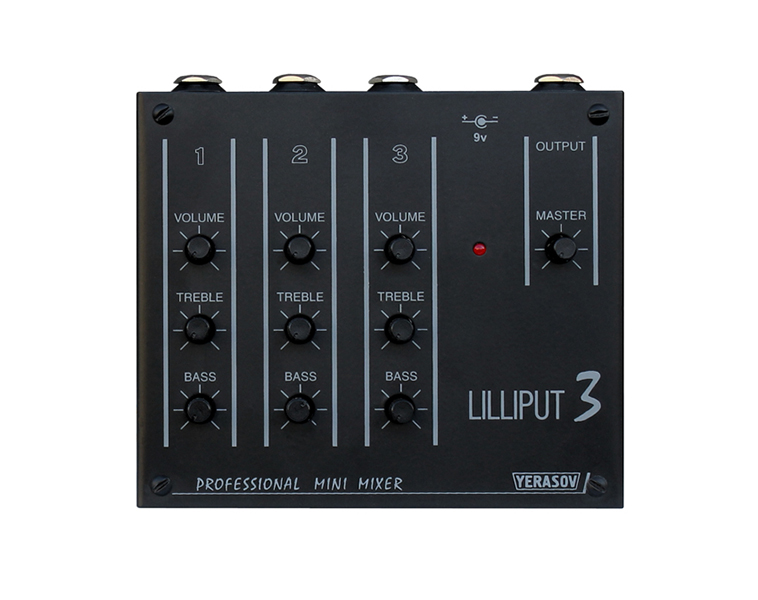 LILLIPUT-3B Микшерный пульт, 2 линейных/1 микрофонный вход, Yerasov