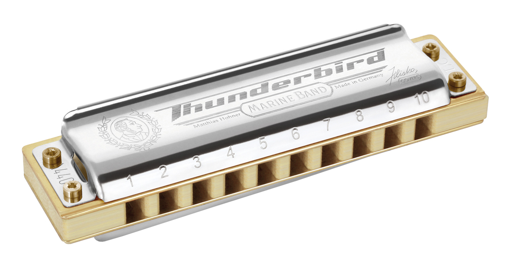 M201174 Marine Band Thunderbird Bb-low Губная гармошка, Hohner