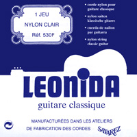 530F Leonida Комплект струн для классической гитары, норм.натяжение, Savarez