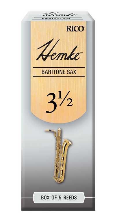 RHKP5BSX350 Hemke Трости для саксофона баритон, размер 3.5, 5шт, Rico