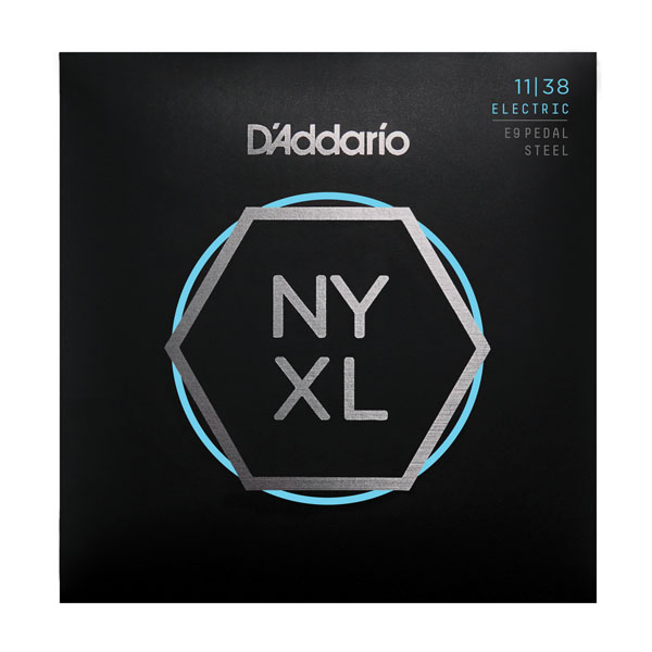 NYXL1138PS NYXL Комплект струн для педальной слайд-гитары E-9, Regular Light, 11-38, D'Addario