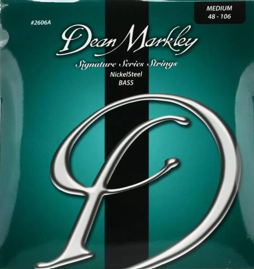 DM2606A Signature Nickel Steel Комплект струн для бас-гитары, никелированные, 48-106, Dean Markley