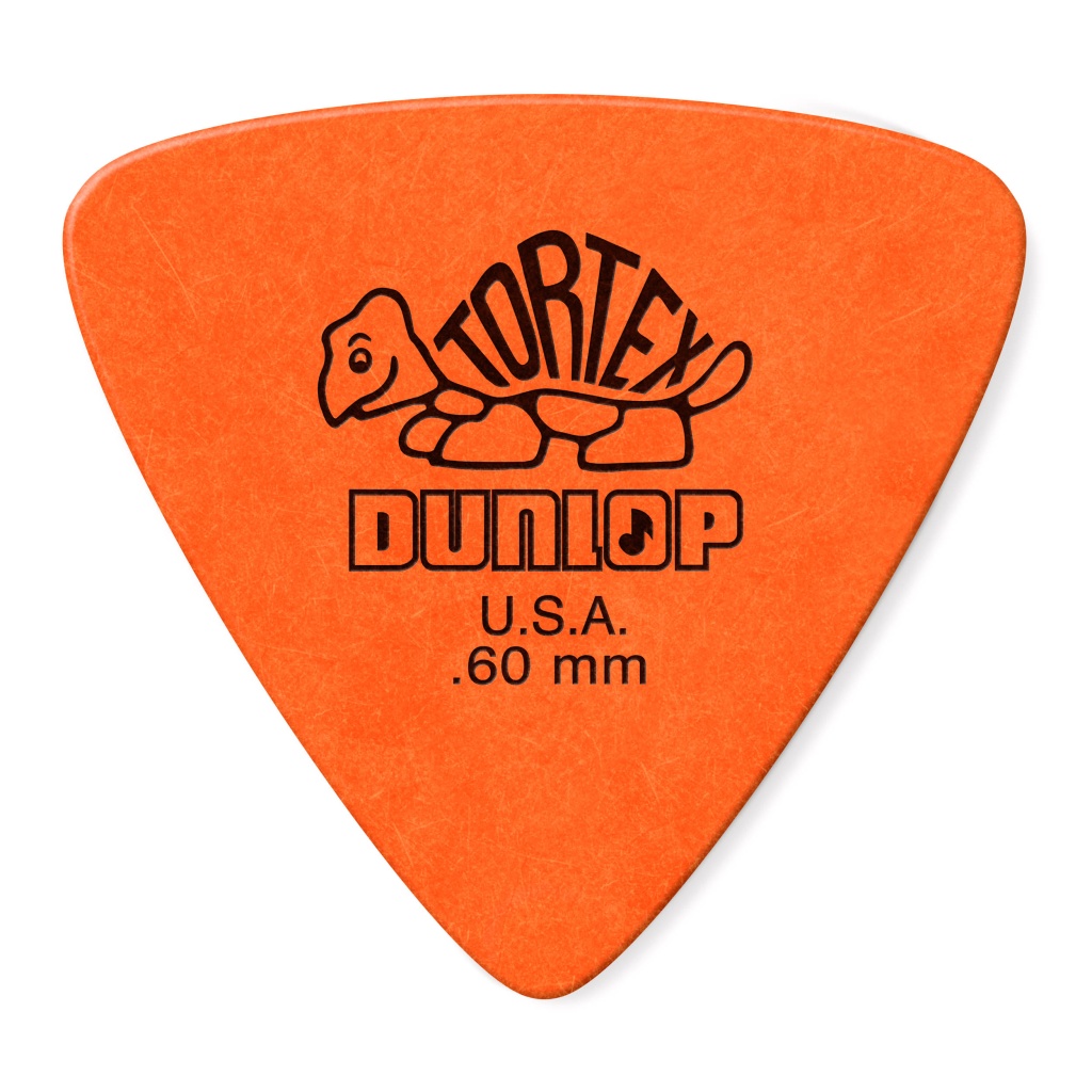 431P.60 Tortex Triangle Медиаторы 6шт, толщина 0,60мм, треугольные, Dunlop