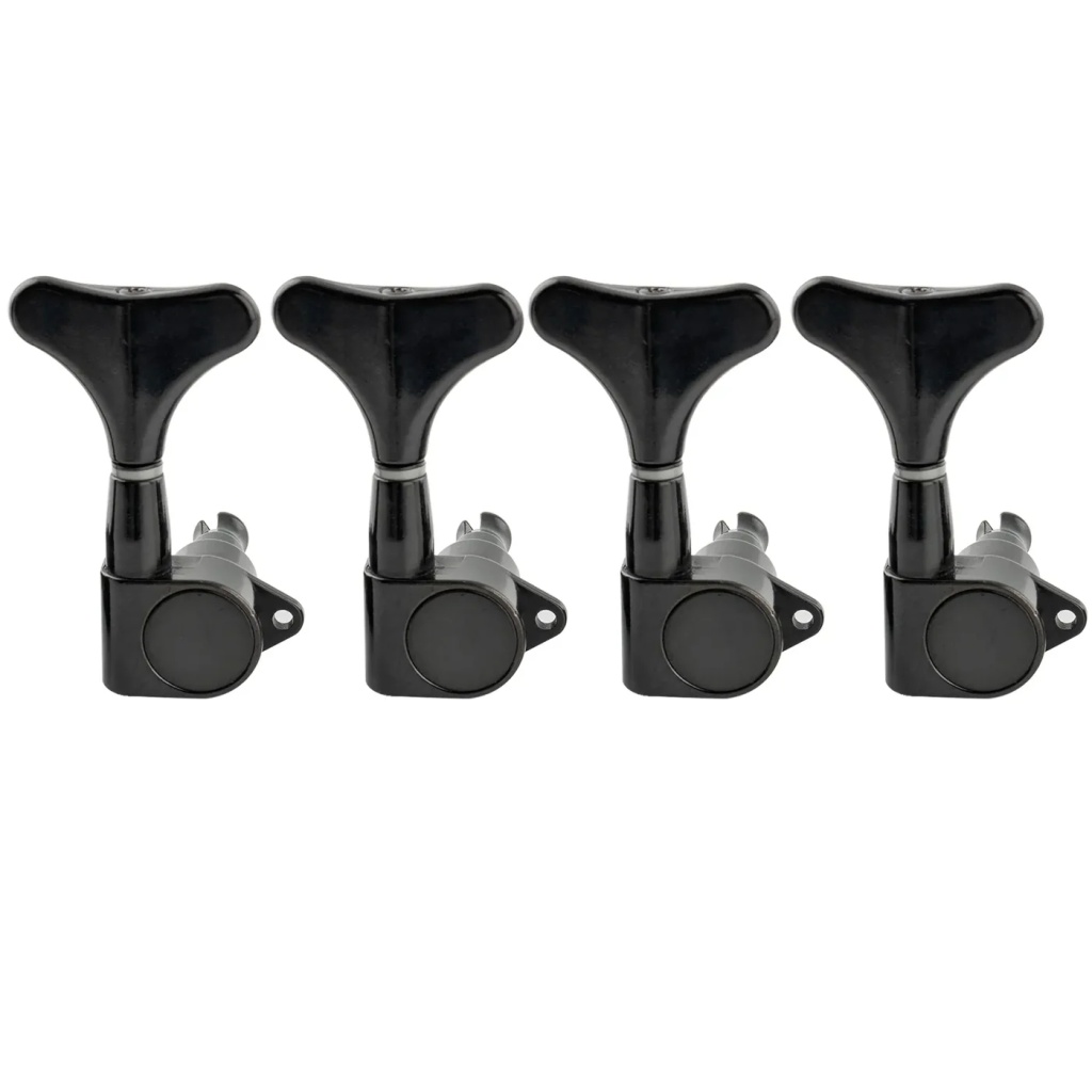 MX1358BK-4 Колки для бас-гитары 4п, черные, Musiclily