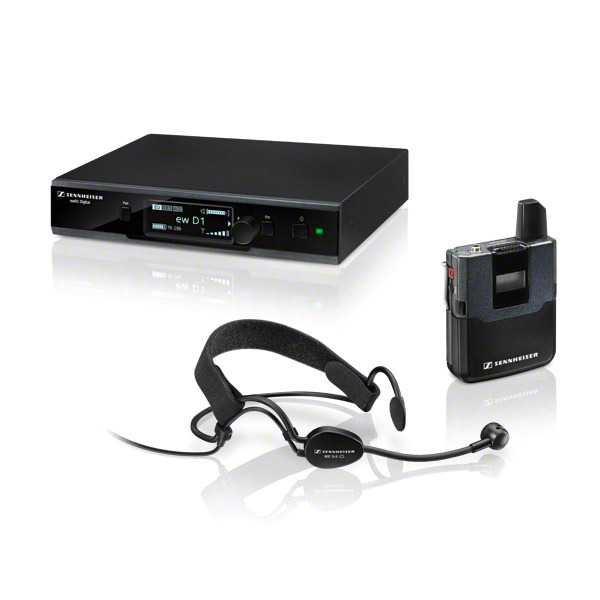 505801 EW D1-ME3-H-EU Цифровая радиосистема с головным микрофоном, Sennheiser