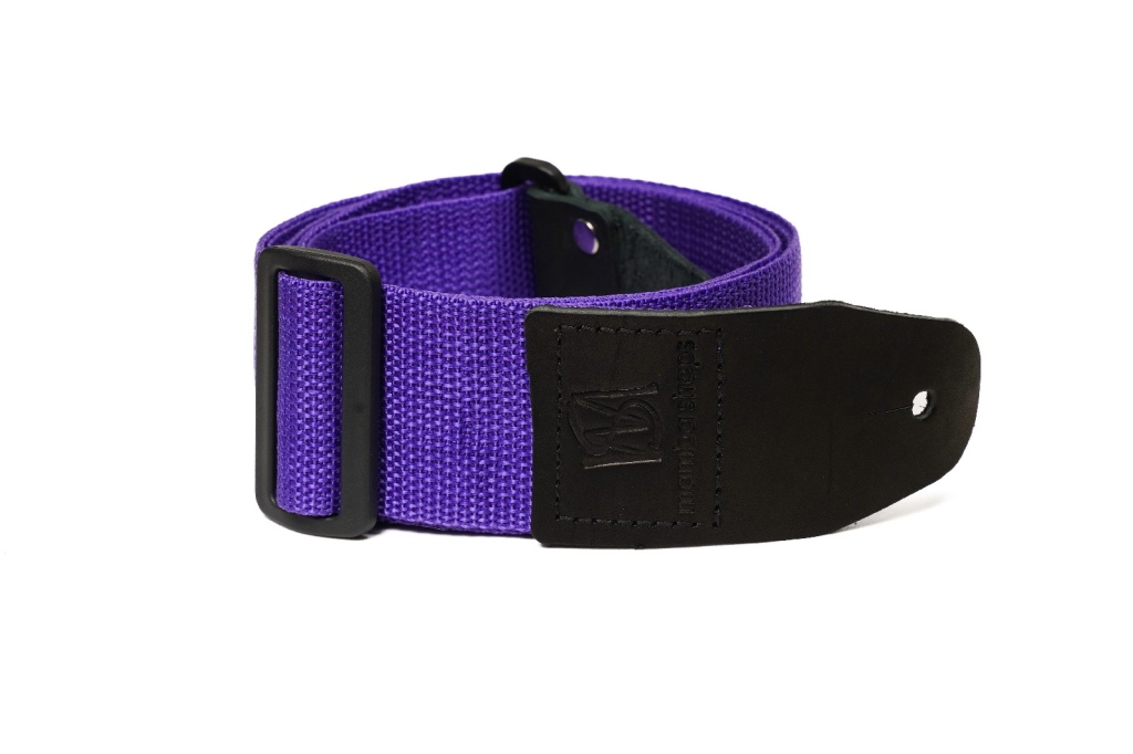 MB5050-029 Ремень для гитары, нейлоновый, фиолетовый, Mamba straps