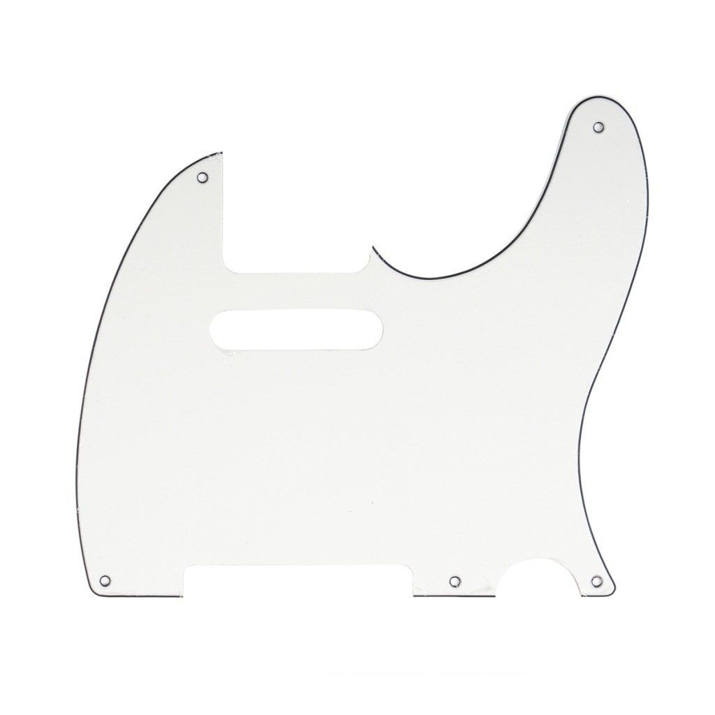 MX1410AW Пикгард для гитары Fender Telecaster, 3 слоя, состаренный белый, Musiclily