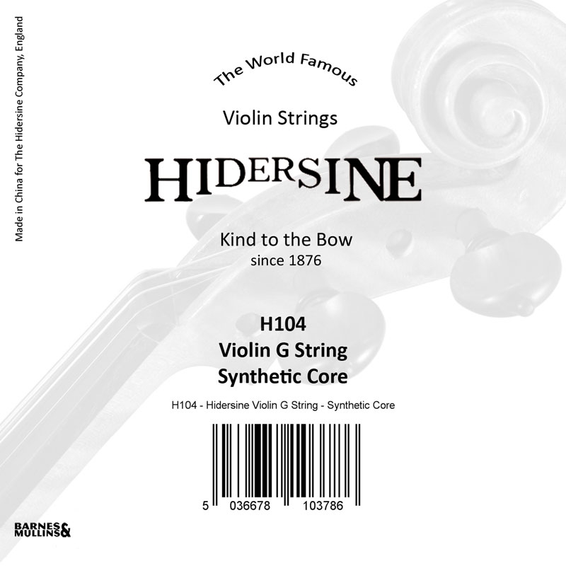 H104C Отдельная струна G/Соль для скрипки 1/2, Hidersine