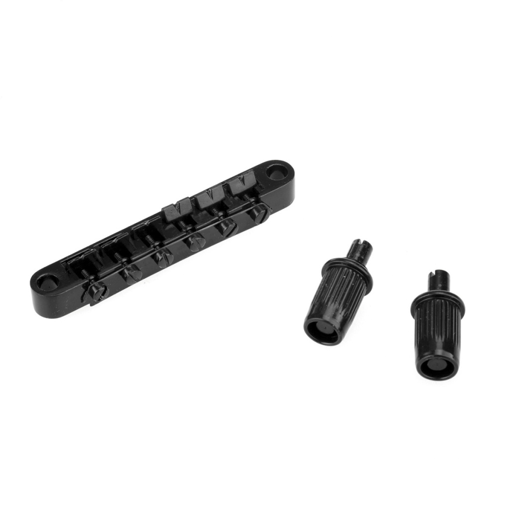 M205BK Бридж Tune-O-Matic для Gibson Les Paul, черный, Musiclily