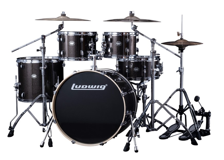 LEE52205 Element Барабанная установка, черная (2 коробки), Ludwig