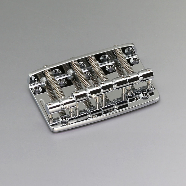 203B-4-C Бридж (струнодержатель) для бас-гитары, хром, Gotoh