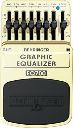 BEHRINGER EQ700 - 7-полосный графический эквалайзер для гитары или клавишных