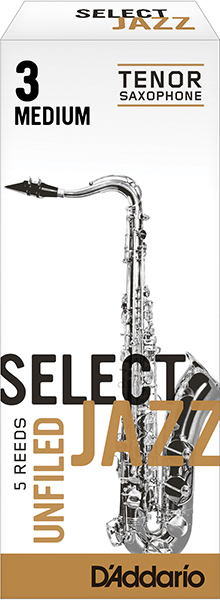 RRS05TSX3M Select Jazz Unfiled Трости для саксофона тенор, размер 3.0, средние (Medium), 5шт, Rico
