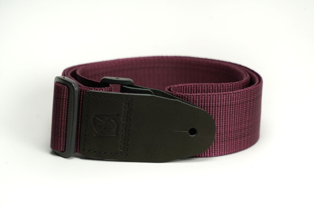 MB5031-011 Ремень для гитары, нейлоновый, бордо, Mamba straps