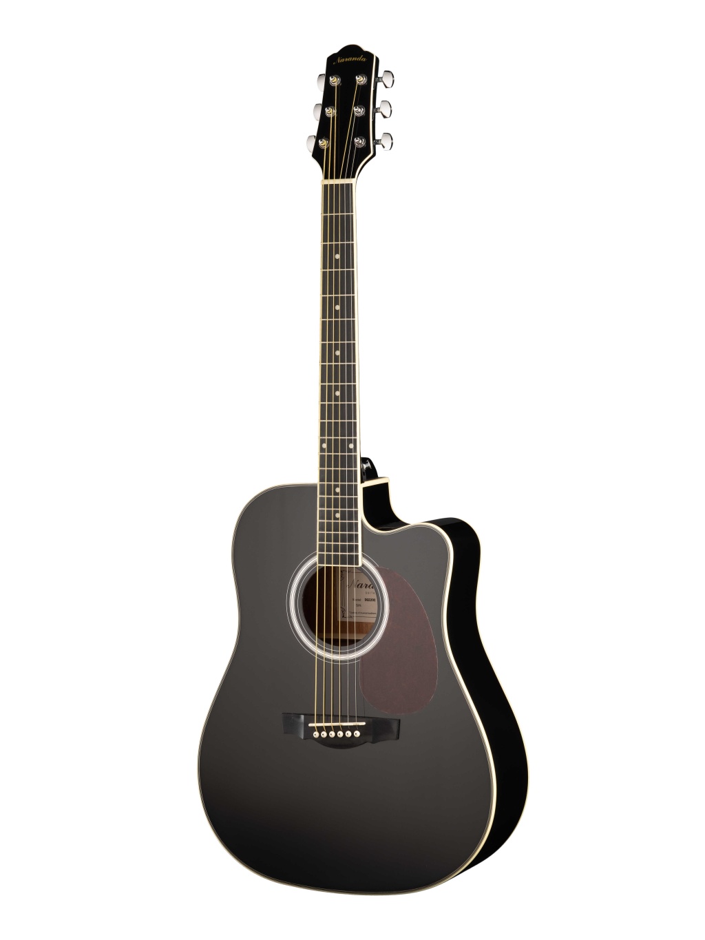 DG220CBK Акустическая гитара с вырезом Naranda