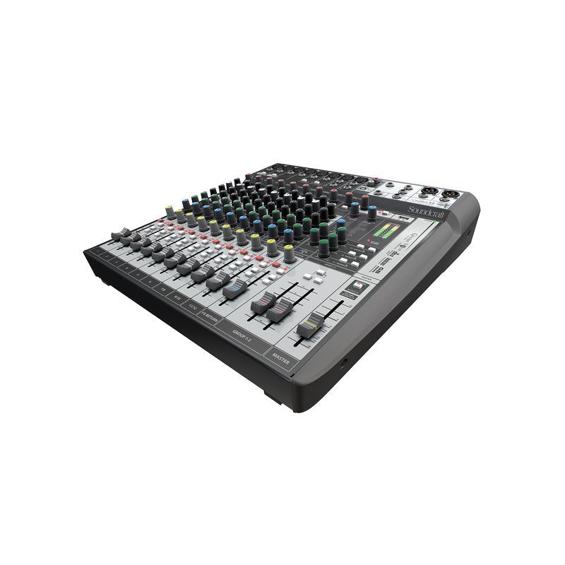 SOUNDCRAFT Signature 12MTK - аналоговый 12-канальный микшер c USB 14вх/12вых интерфейсом