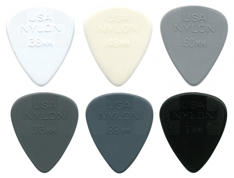4420 Nylon Standard Коробка медиаторов, 6 толщин, 432шт, Dunlop